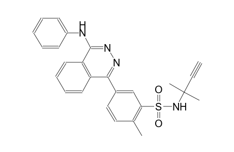benzenesulfonamide, N-(1,1-dimethyl-2-propynyl)-2-methyl-5-[4-(phenylamino)-1-phthalazinyl]-