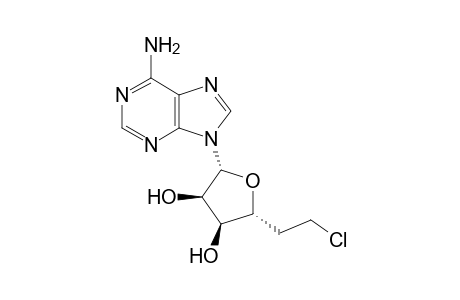 (2R,3R,4S,5R)-2-(6-aminopurin-9-yl)-5-(2-chloroethyl)oxolane-3,4-diol