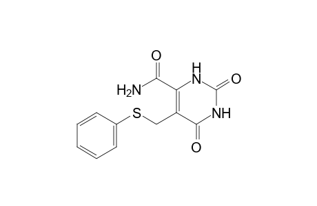 2,6-dioxo-5-[(phenylthio)methyl]-1,2,3,6-tetrahydro-4-pyrimidinecarboxamide