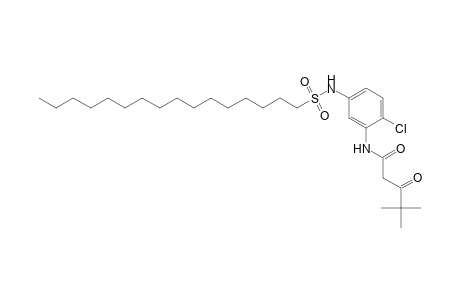 Pentanamide, N-[2-chloro-5-[(hexadecylsulfonyl)amino]phenyl]-4,4-dimethyl-3-oxo-