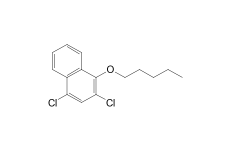 2,4-Dichloronaphth-1-yl pentyl ether