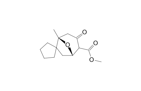 Spiro[cyclopentane-1,6'-2'-(methoxycarbonyl)-5'-methyl-8'-oxabicyclo[3.2.1]octane]-3'-one