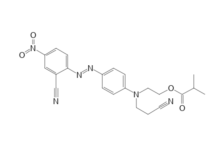N-Cyanoethyl-N-(2-isopropionyloxyethyl)-4-(2-cyano-4-nitrophenylazo)aniline