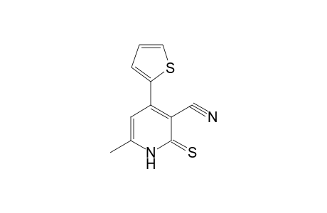 6-Methyl-4-(2-thienyl)-2-thioxo-1,2-dihydro-3-pyridinecarbonitrile