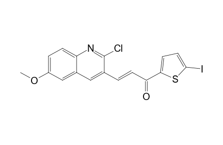 (2E)-3-(2-Chloro-6-methoxyquinolin-3-yl)-1-(5-iodothien-2-yl)prop-2-en-1-one