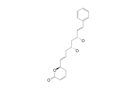 CRYPTOMOSCATONE-E1;(6R)-5,6-DIHYDRO-6-[(4'R*,6'R*,1'E,7'E)-4',6'-DIHYDROXY-8'-PHENYL-1',7'-OCTADIENYL]-2-PYRONE