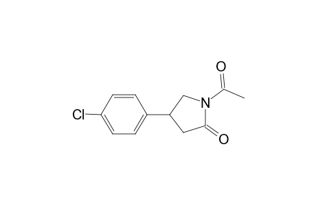 N-Acetyl-4-(4-chlorophenyl)-2-pyrrolidinone