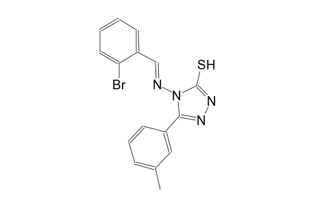 4-{[(E)-(2-bromophenyl)methylidene]amino}-5-(3-methylphenyl)-4H-1,2,4-triazole-3-thiol