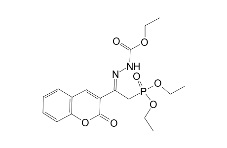 Diethyl 2-(2-ethoxycarbonyl)hydrazone 2-(2-oxo-2H-chromen-3-yl)ethylphosphonate