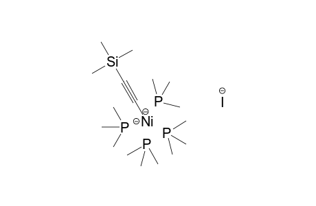 Tetrakis(Trimethylphosphane)[( trimethylsilyl)ethynyl] nickel(II) iodide