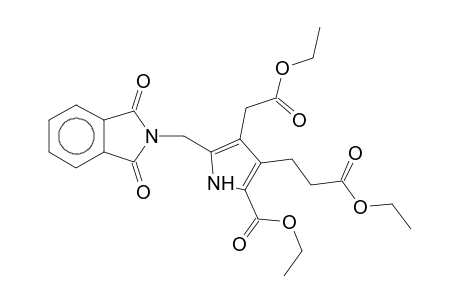 5-(1,3-Dioxo-1,3-dihydroisoindol-2-ylmethyl)-3-(2-ethoxycarbonylethyl)-4-ethoxycarbonylmethyl-1H-pyrrole-2-carboxylic acid, ethyl ester