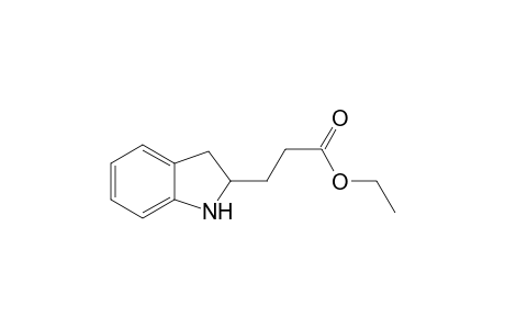 Ethyl 3-(indolin-2-yl)propanoate
