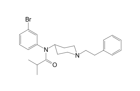 N-(3-Bromophenyl)-2-methyl-N-[1-(2-phenylethyl)piperidin-4-yl]propanamide