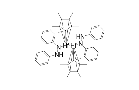 bis{[.eta.(5)-pentamethylcyclopentadienyl][(N'-anilino)phenylamine]hafnium}