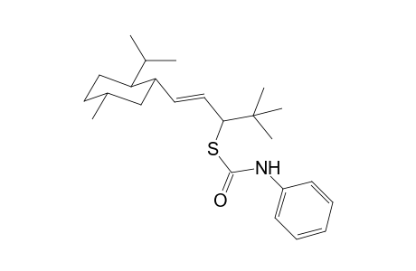 N-phenyl-S-[1'-(t-Butyl)allyl]-3-(2''-isopropyl-5"-methylcyclohexyl)-.alpha.-thiocarbamate