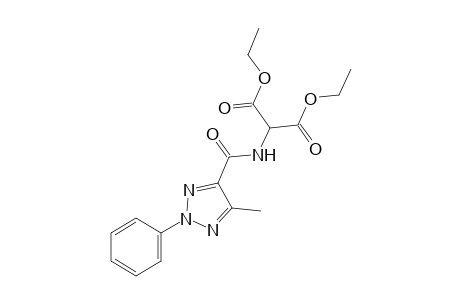 (5-methyl-2-phenyl-2H-1,2,3-triazol-4-carboxamido)malonic acid, diethyl ester
