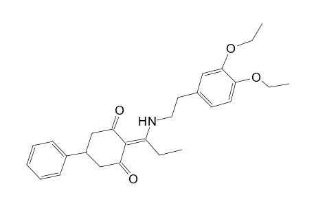 2-(1-{[2-(3,4-diethoxyphenyl)ethyl]amino}propylidene)-5-phenyl-1,3-cyclohexanedione