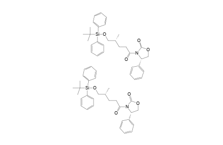 (4S)-3-[(4R)-5-TERT.-BUTYLDIPHENYLSILYLOXY-4-METHYLPENTANOYL]-4-PHENYL-2-OXAZOLIDINONE