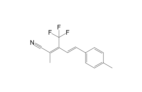 2-Methyl-5-(4-methylphenyl)-3-(trifluoromethyl)hepta-2Z,4E-dienenitrile