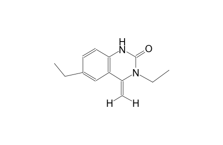 3,6-diethyl-4-methylene-3,4-dihydro-2(1H)-quinazolinone