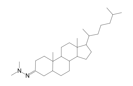 Cholestan-3-one, dimethylhydrazone, (5.alpha.)-