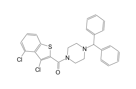 1-benzhydryl-4-[(3,4-dichloro-1-benzothien-2-yl)carbonyl]piperazine