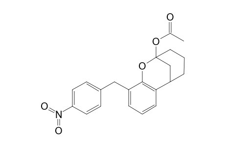 2-Acetoxy-10-(4-nitrobenzyl)-1,2,3,4,5,6-hexahydro-2,6-methano-1-benzoxacine