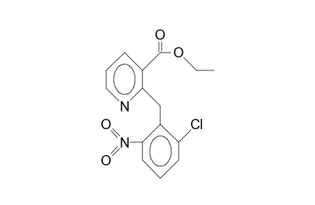 2-(6-Chloro-2-nitro-benzyl)-nicotinic acid, ethyl ester