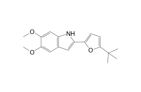2-(5-tert-Butyl-2-furyl)-5,6-dimethoxy-1H-indole