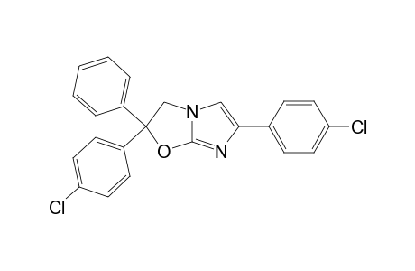 2,6-Bis(p-chlorophenyl)-2-phenyl-2,3-dihydroimidazo[2,1-b][1,3]oxazole