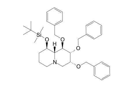 [(1R,7R,8R,9R,9aS)-7,8,9-tribenzoxyquinolizidin-1-yl]oxy-tert-butyl-dimethyl-silane