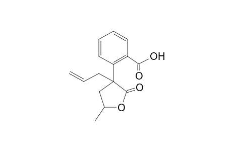 o-[1-Carboxy-1-(2-hydroxypropyl)-3-butenyl]benzoic acid, γ-lactone