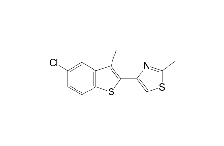 4-(5-chloro-3-methylbenzo[b]thien-2-yl)-2-methylthiazole