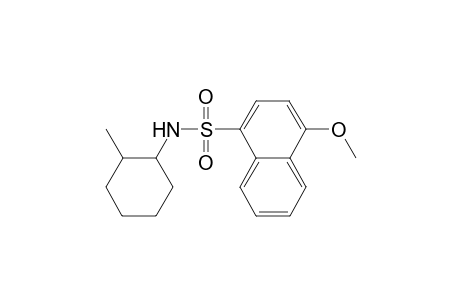 4-Methoxy-N-(2-methylcyclohexyl)naphthalene-1-sulfonamide