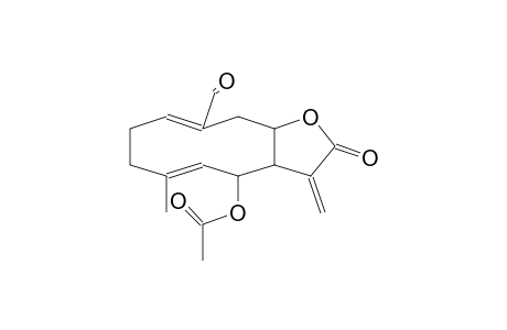 CYCLODECA[B]FURAN-10-CARBOXALDEHYDE, 4-(ACETYLOXY)-2,3,3A,4,7,8,11,11A-OCTAHYDRO-6-METHYL-3-METHYLENE-2-OXO-