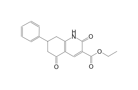 3-quinolinecarboxylic acid, 1,2,5,6,7,8-hexahydro-2,5-dioxo-7-phenyl-, ethyl ester