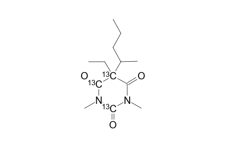 2,4,5-Tris(C13)-5-ethyl-1,3-dimethyl-5-(pentan-2-yl)-1,3-diazinane-2,4,6-trione