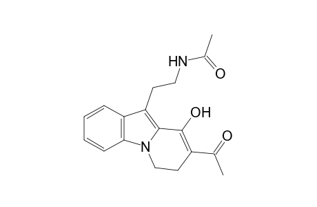 9-Hydroxy-10-[2-acetamino-ethyl]-8-acetyl-6,7-dihydro-pyrido[1,2-a]indol