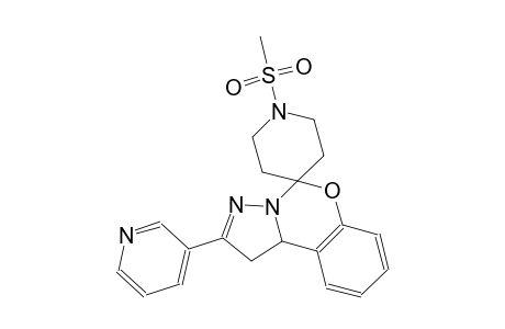 1'-(methylsulfonyl)-2-(pyridin-3-yl)-1,10b-dihydrospiro[benzo[e]pyrazolo[1,5-c][1,3]oxazine-5,4'-piperidine]