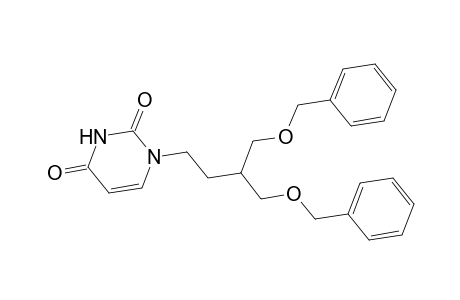 2,4(1H,3H)-Pyrimidinedione, 1-[4-(phenylmethoxy)-3-[(phenylmethoxy)methyl]butyl]-
