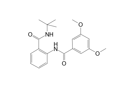 Benzamide, N-[2-[[(1,1-dimethylethyl)amino]carbonyl]phenyl]-3,5-dimethoxy-