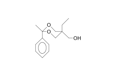5-Ethyl-2-methyl-cis-2-phenyl-1,3-dioxane-5-methanol