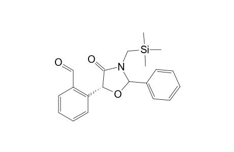 (5' R)-2-{[4'-Oxo-2'-phenyl-3'-(trimethylsilyl)methyl]oxazolidin-5'-yl}benzaldehyde