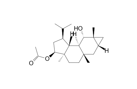 11.alpha.-Acetoxy-2.beta.-hydroxyverrucosane