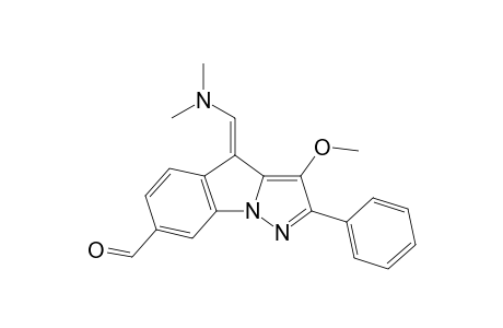4-(Dimethylaminomethylene)-7-formyl-3-methoxy-2-phenyl-4H-pyrazolo[1,5-a]indole