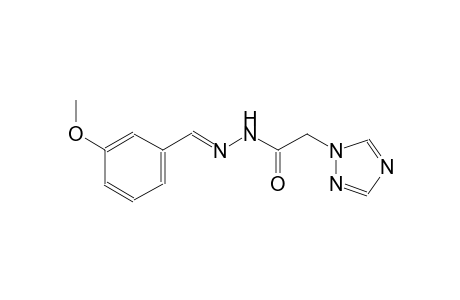 N'-[(E)-(3-methoxyphenyl)methylidene]-2-(1H-1,2,4-triazol-1-yl)acetohydrazide