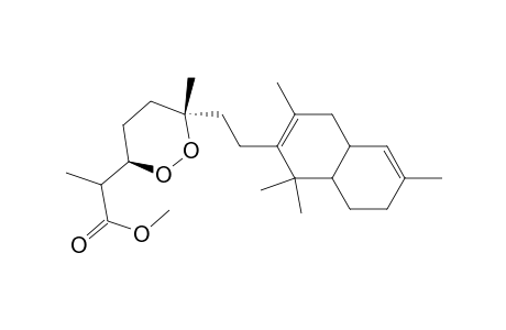 1,2-Dioxane-3-acetic acid, 6-[2-(1,4,4a,7,8,8a-hexahydro-1,1,3,6-tetramethyl-2-naphthalenyl)ethyl]-.alpha.,6-dimethyl-, methyl ester, [3R-[3.alpha.(R*),6.alpha.(4aR*,8aS*)]]-