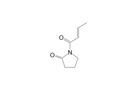 Pyrrolidin-2-one, N-crotonoyl-