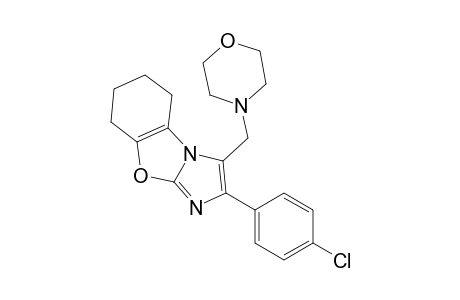 2-(4'-Chlorophenyl)-3-(N-morpholinomethyl)-5,6,7,8-tetrahydroiminazo[2,1-b]benzoxazole