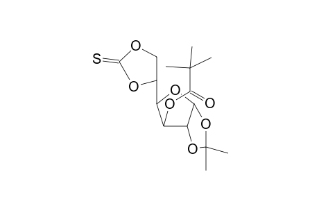 3-O-Pivaloyl-5,6-O-thiocarbonyl-1,2-O-isopropylidene-.alpha.,D-glucofuranose